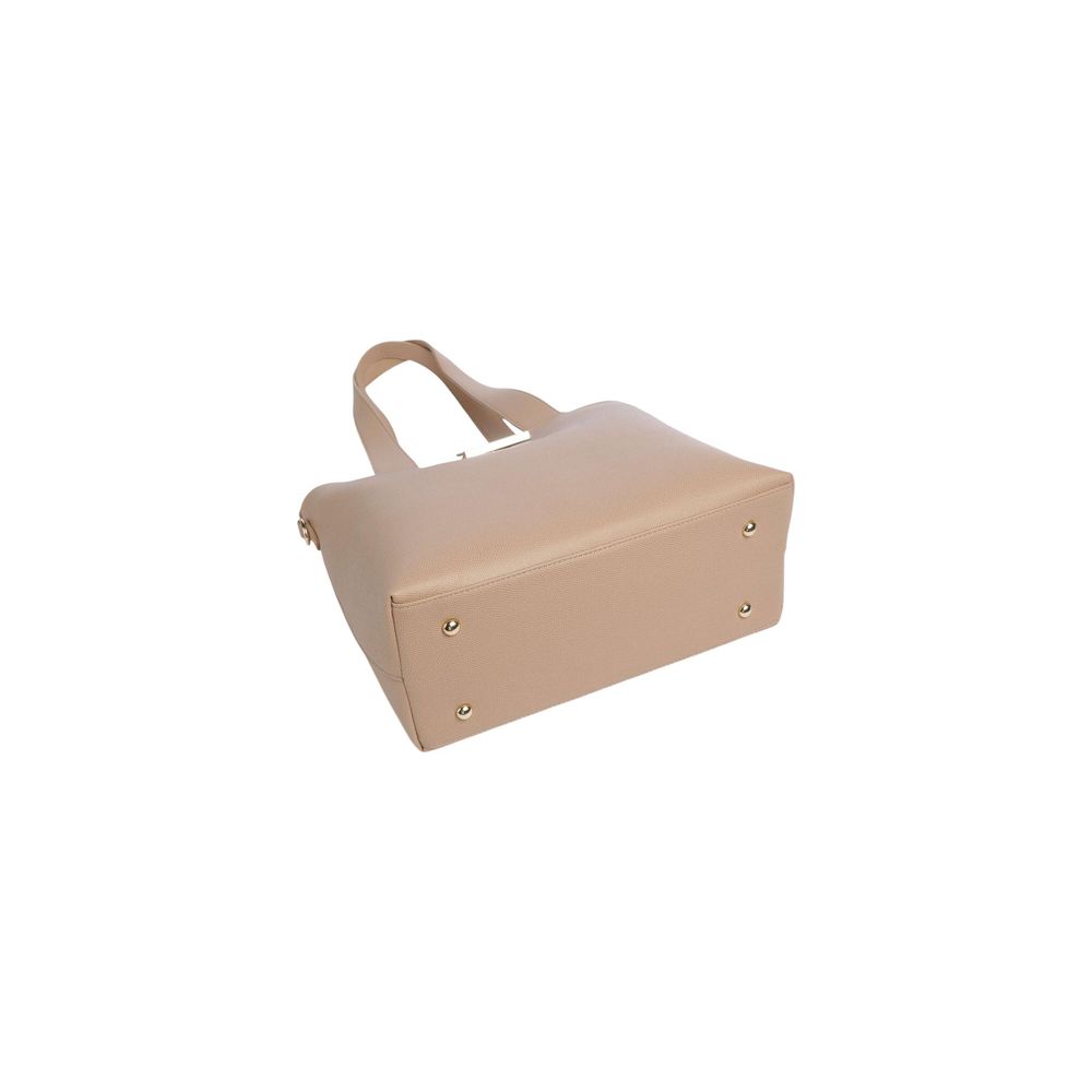Beige Polyethylene Handbag