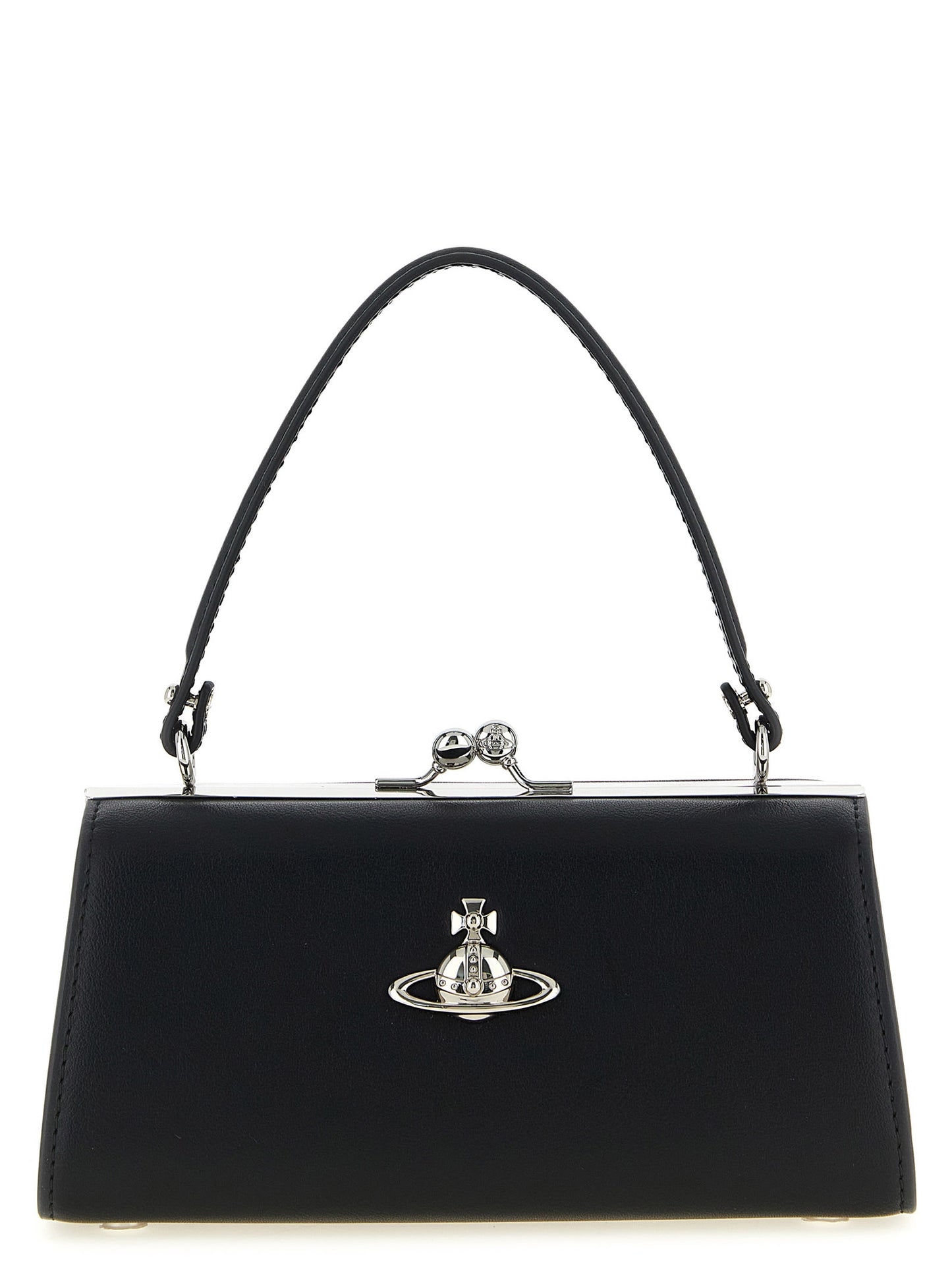 Black Polyester Handbag