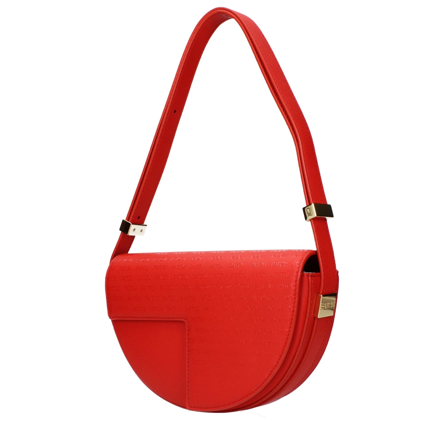 Red Leather Shoulder Bag