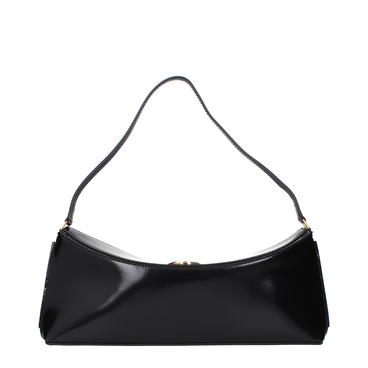 Black Leather Shoulder Bag