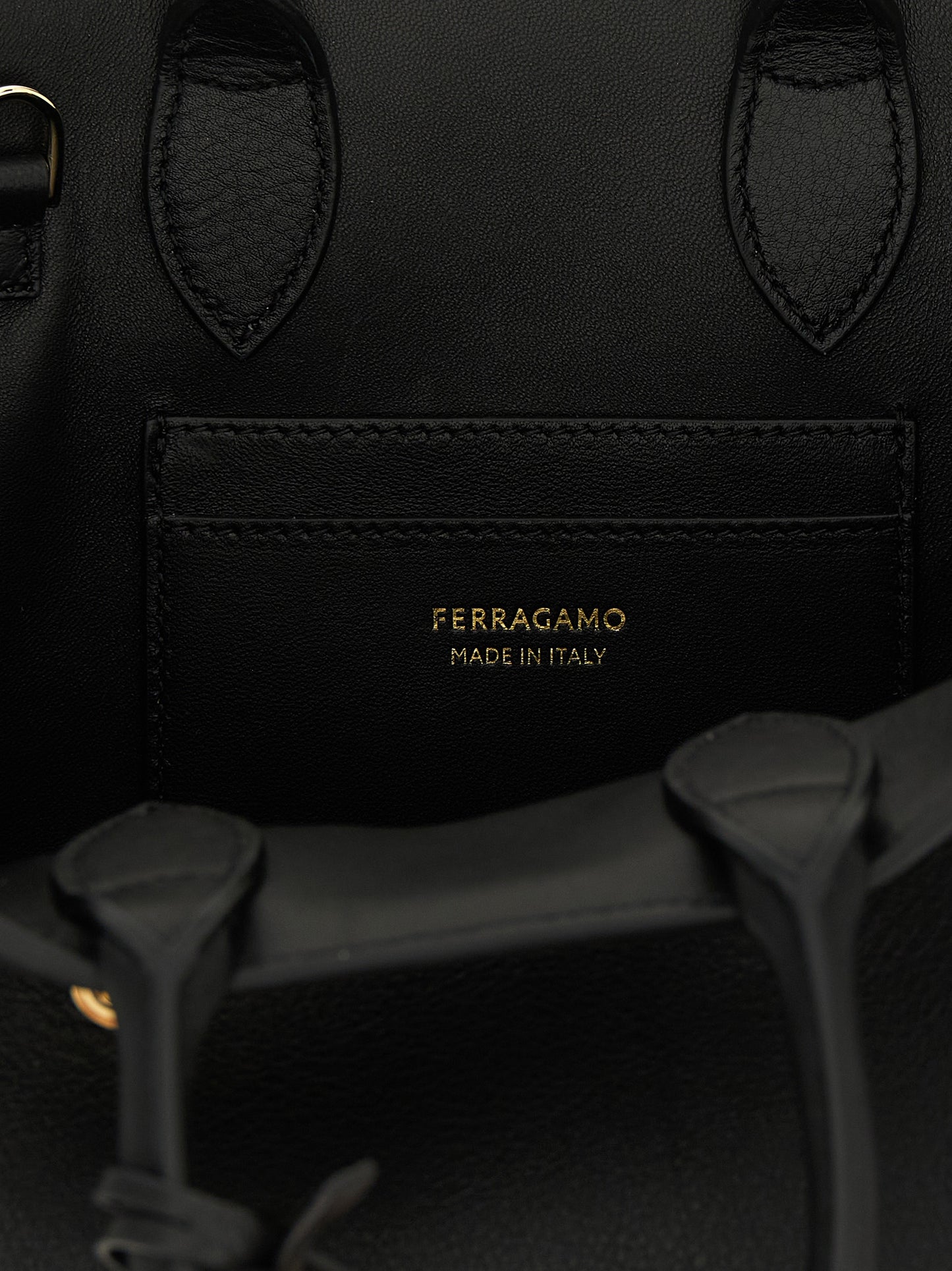 Black Calfskin Handbag