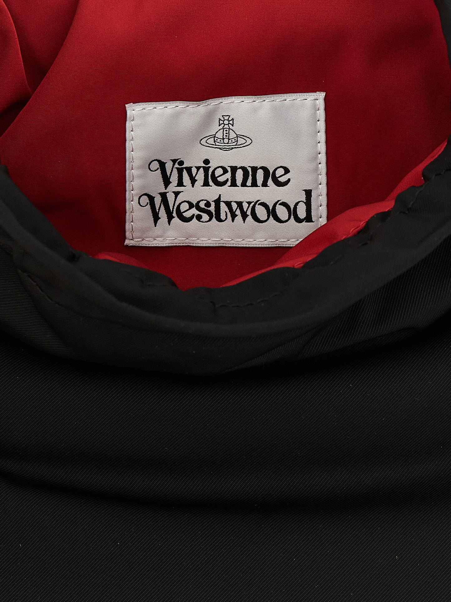 Black Polyester Clutch Bag