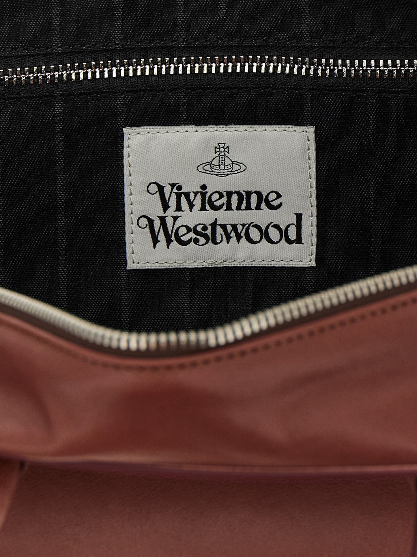 Brown Calfskin Shoulder Bag