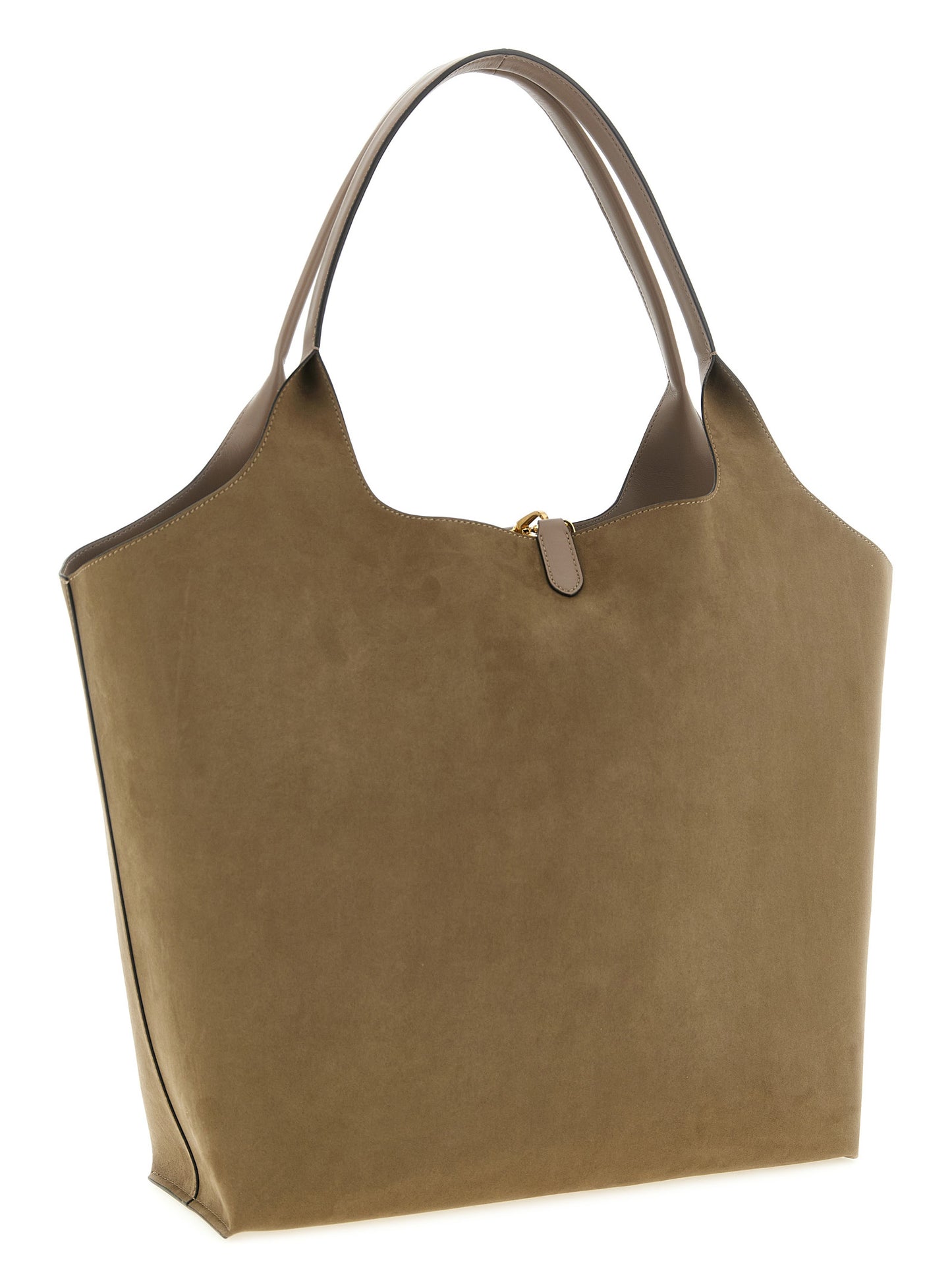 Gray Polyester Tote Bag