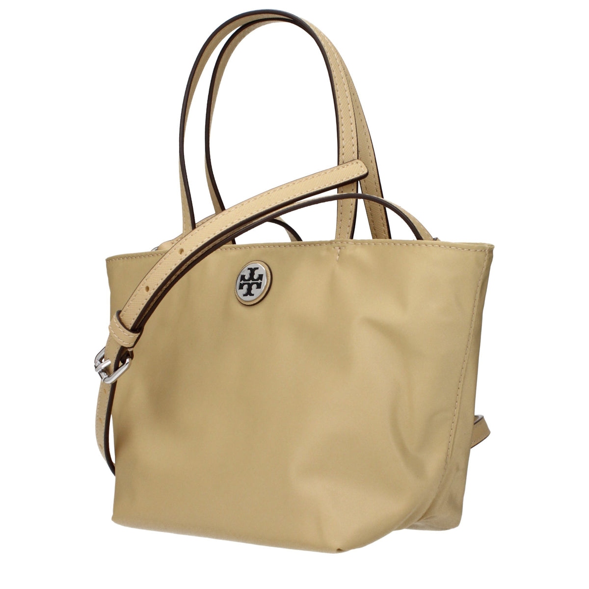 Beige Nylon Handbag