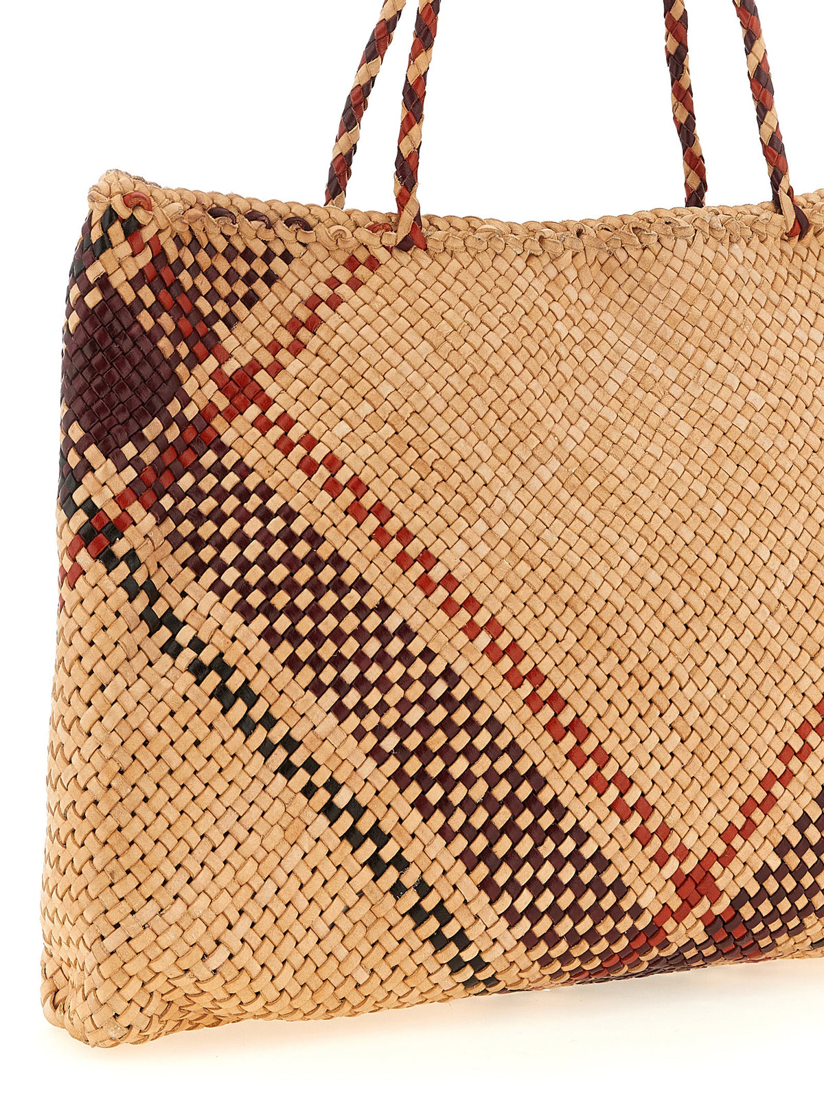 Multicolor Calfskin Tote Bag
