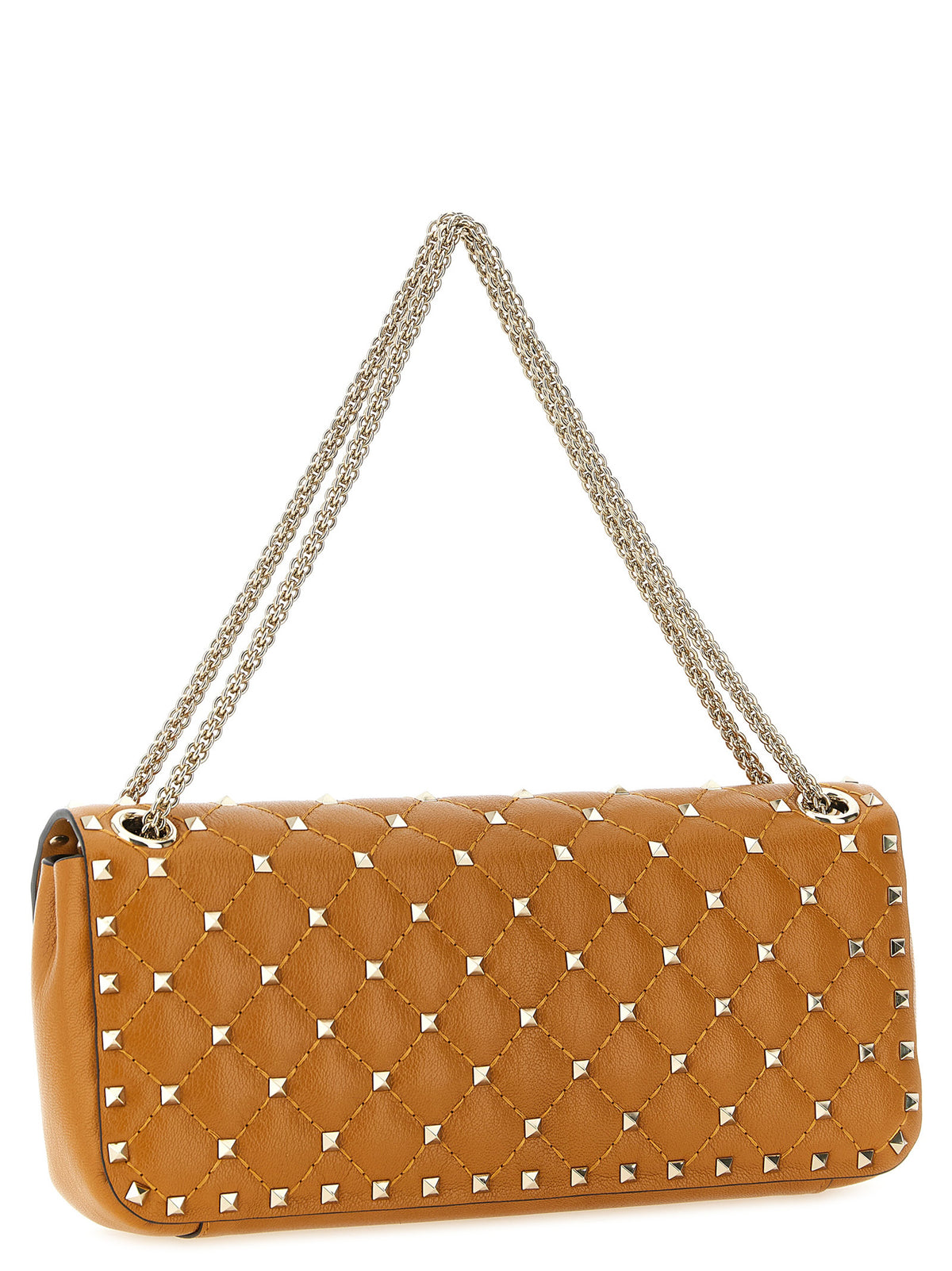 Orange Goatskin Shoulder Bag