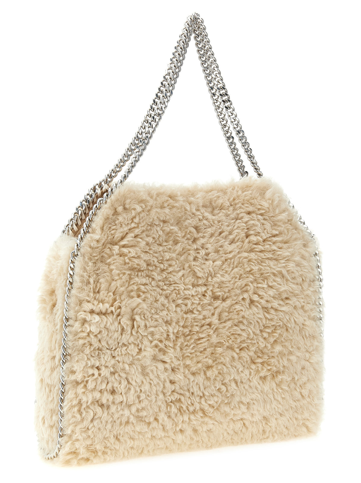 Beige Polyester Shoulder Bag