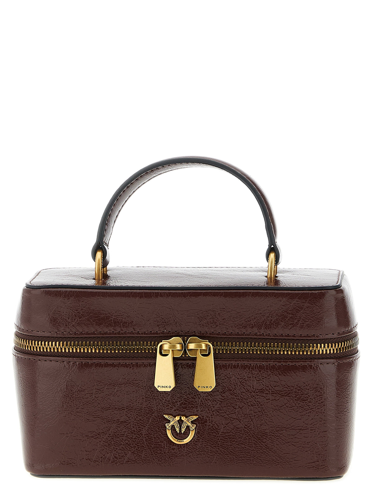 Bordeaux Calfskin Crossbody Bag