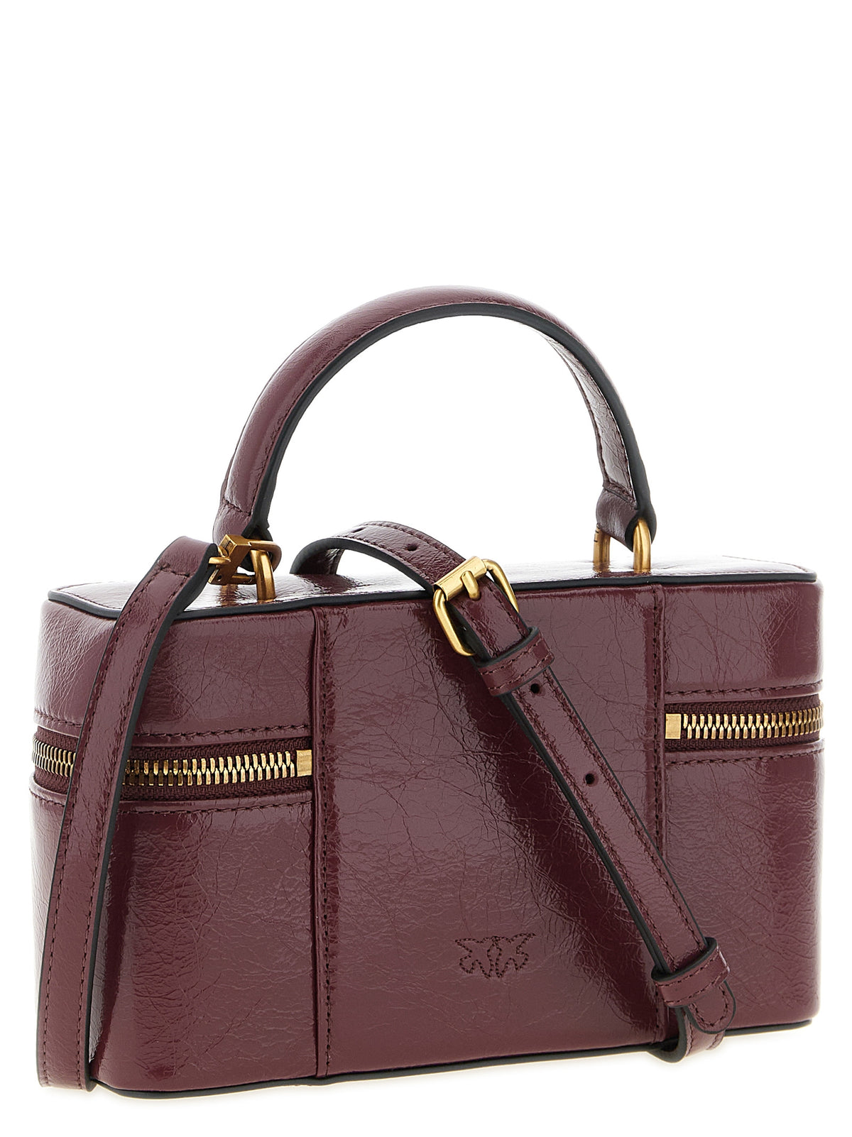 Bordeaux Calfskin Crossbody Bag