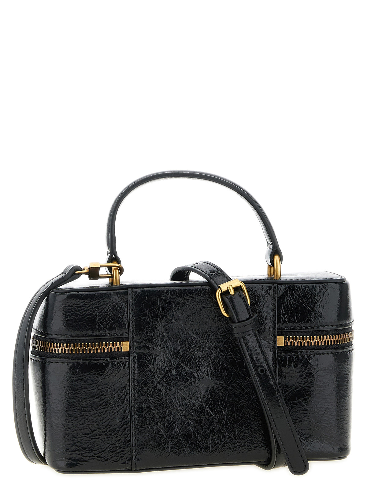 Black Calfskin Crossbody Bag