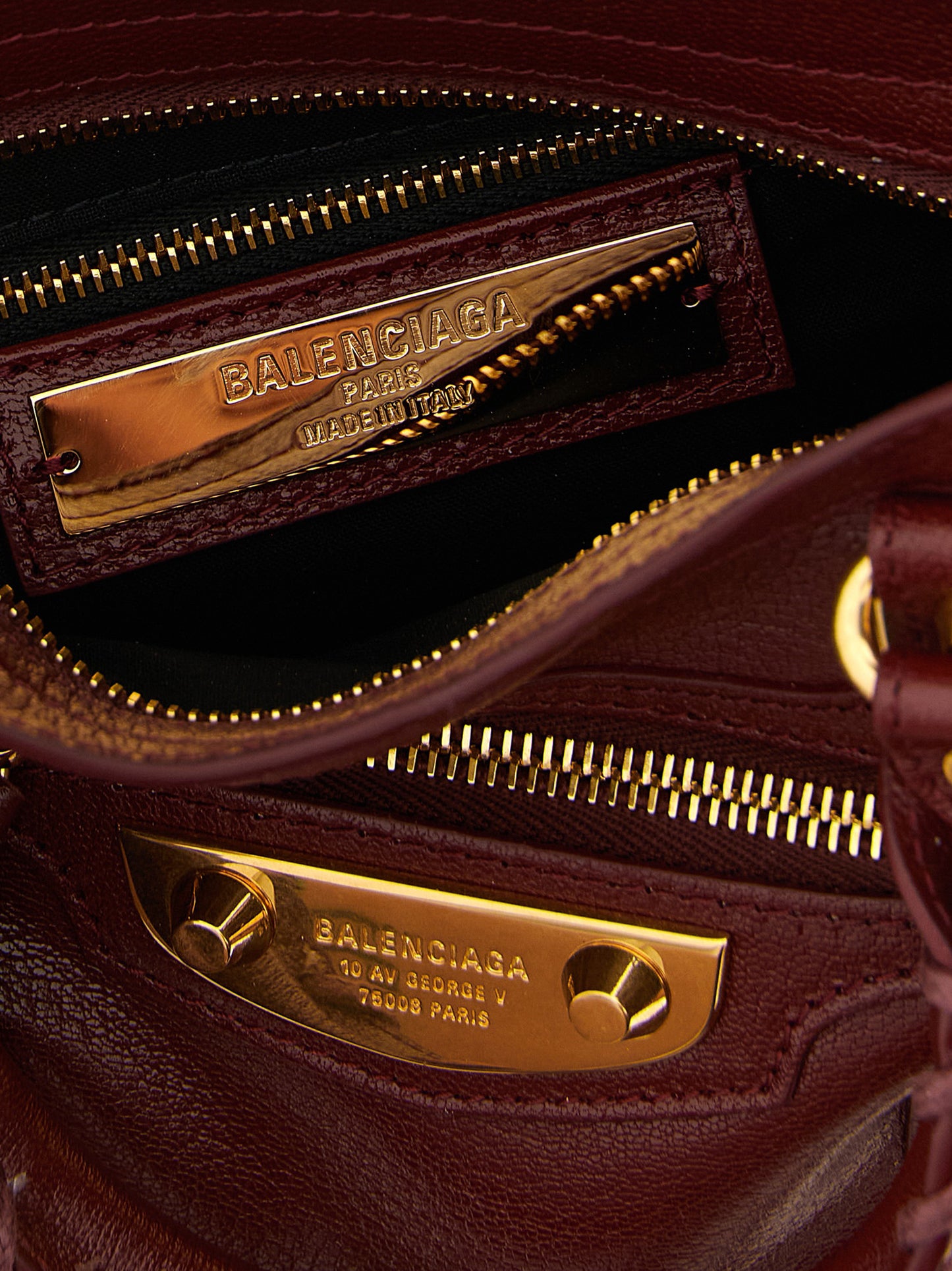 Bordeaux Goatskin Handbag