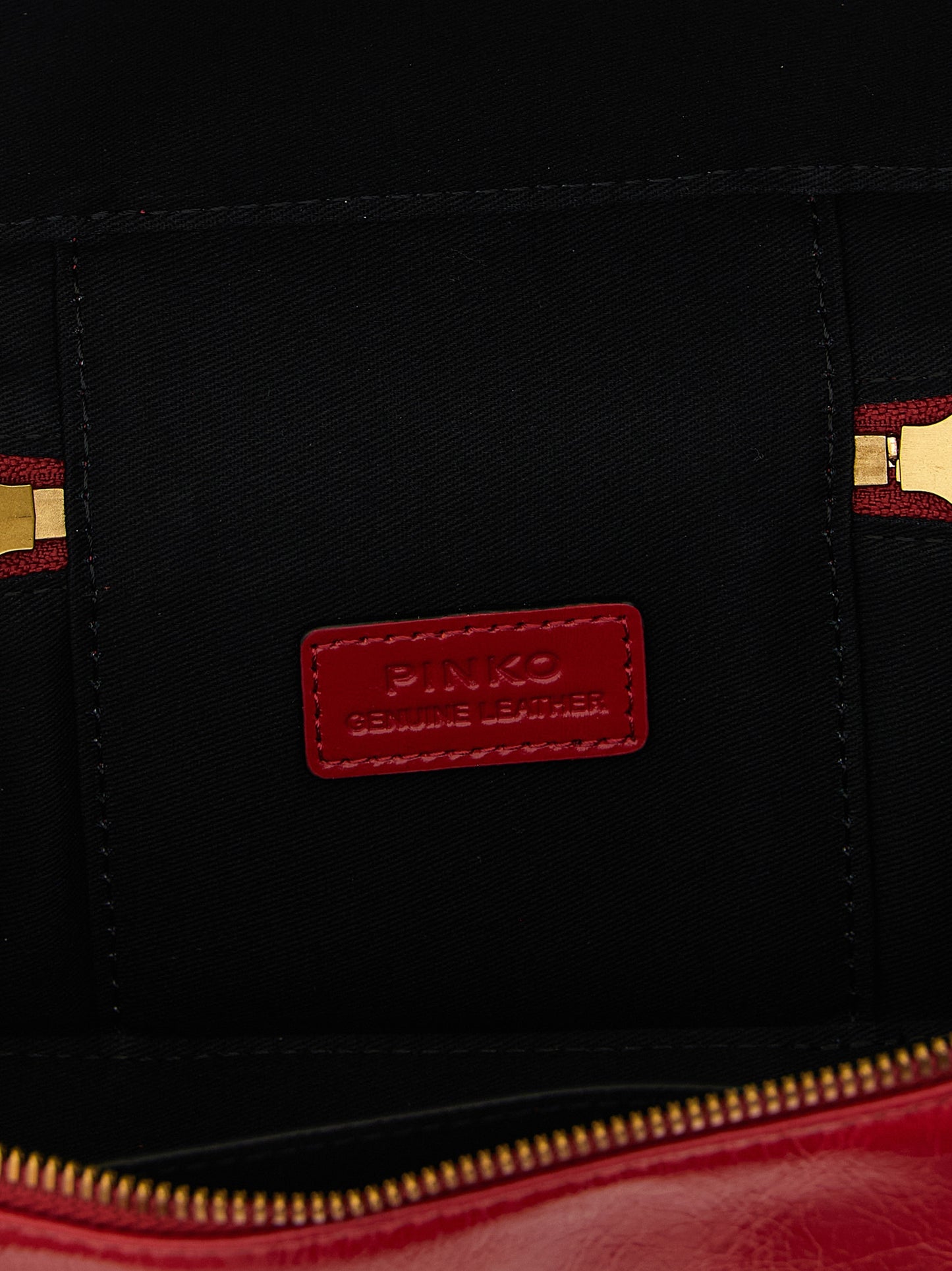 Red Calfskin Crossbody Bag