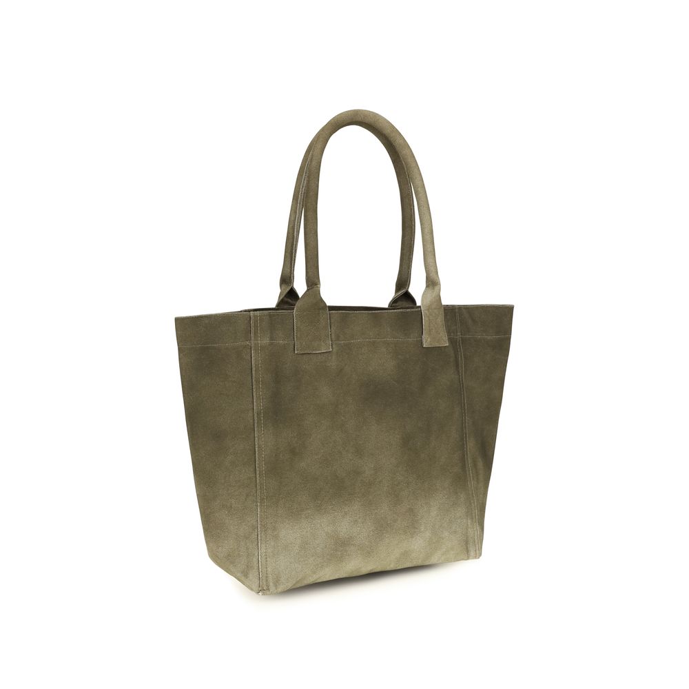 Bicolor Cotton Shoulder Bag