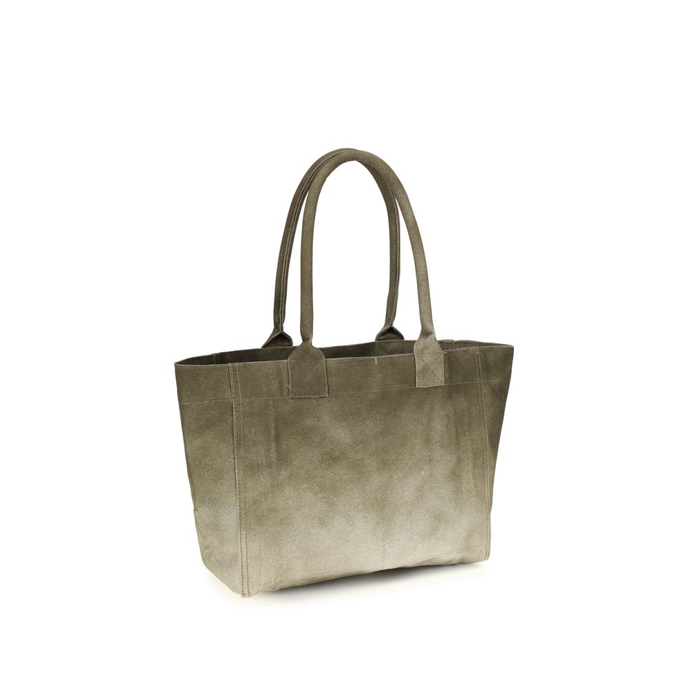 Bicolor Cotton Shoulder Bag
