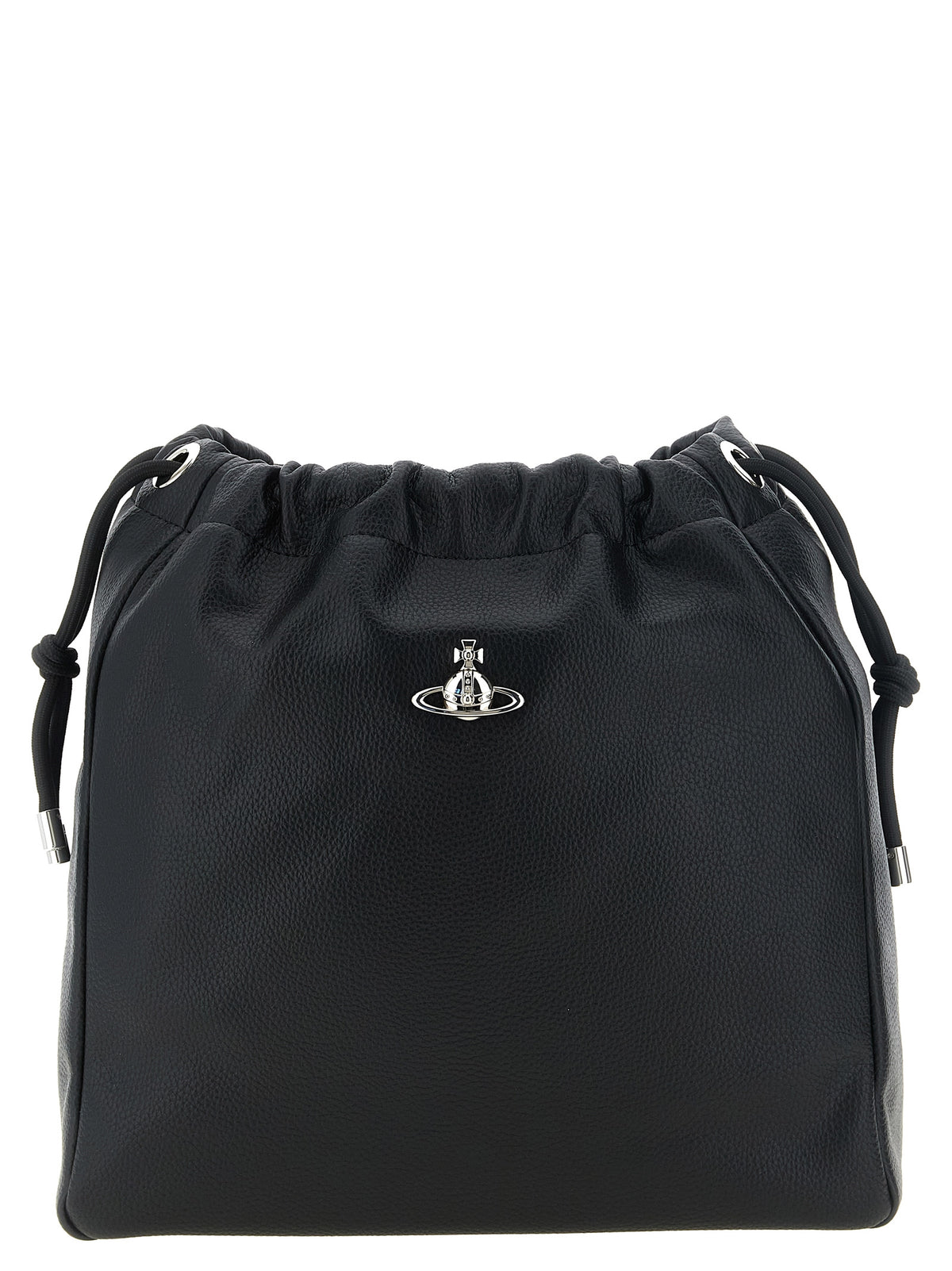 Black Polyethylene Shoulder Bag