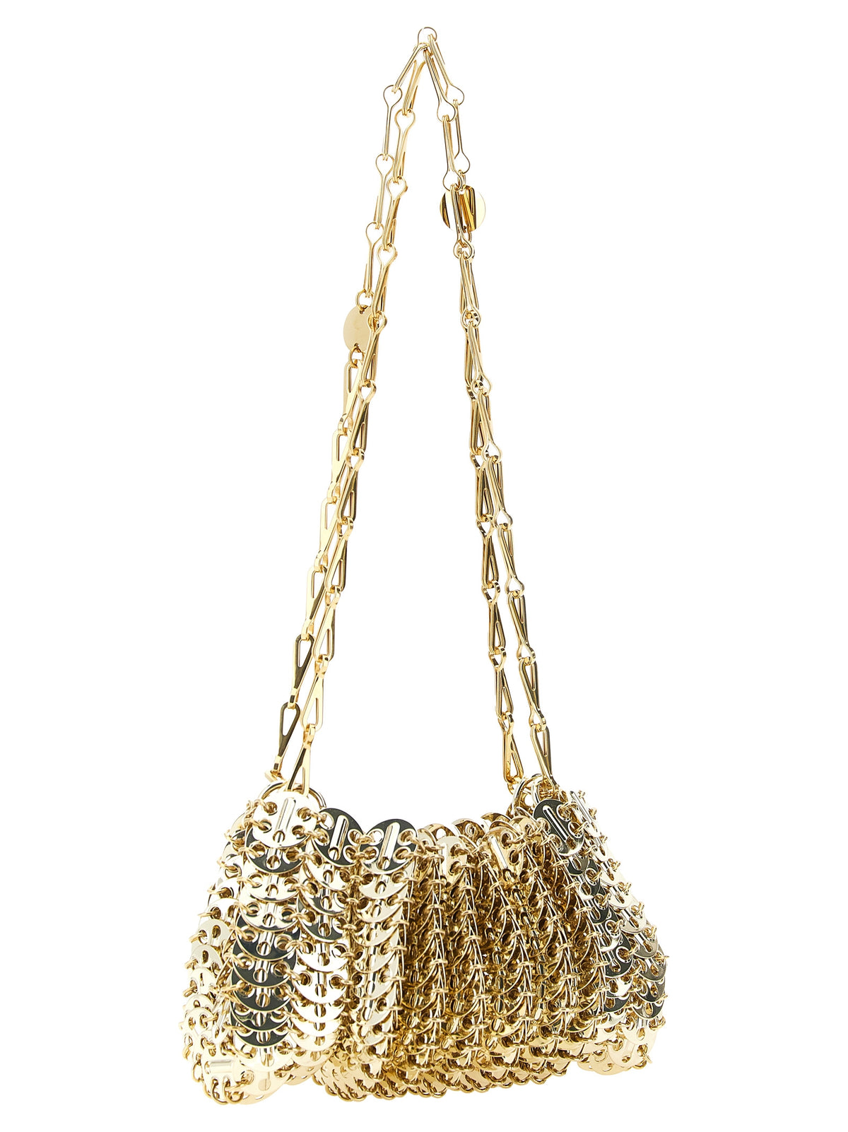 Gold Stainless Steel Shoulder Bag
