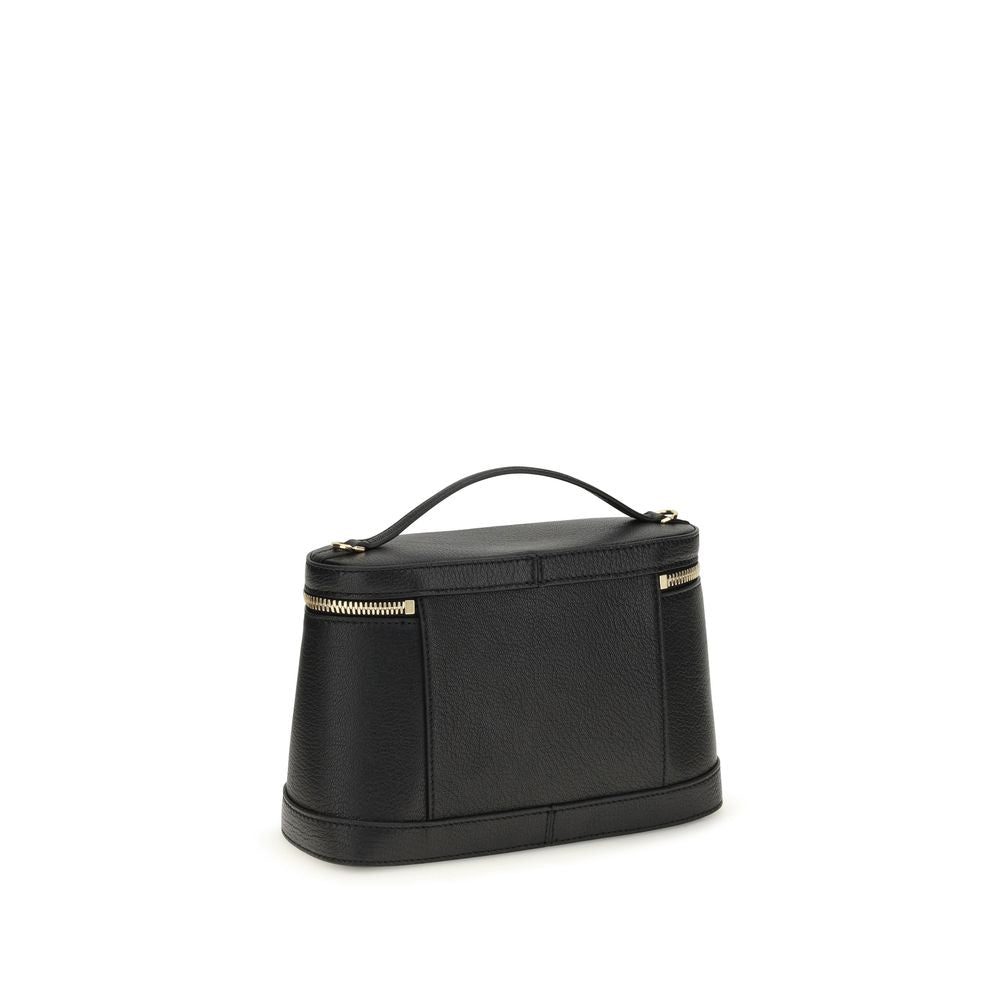 Black Calf Leather Bos Taurus Handbag