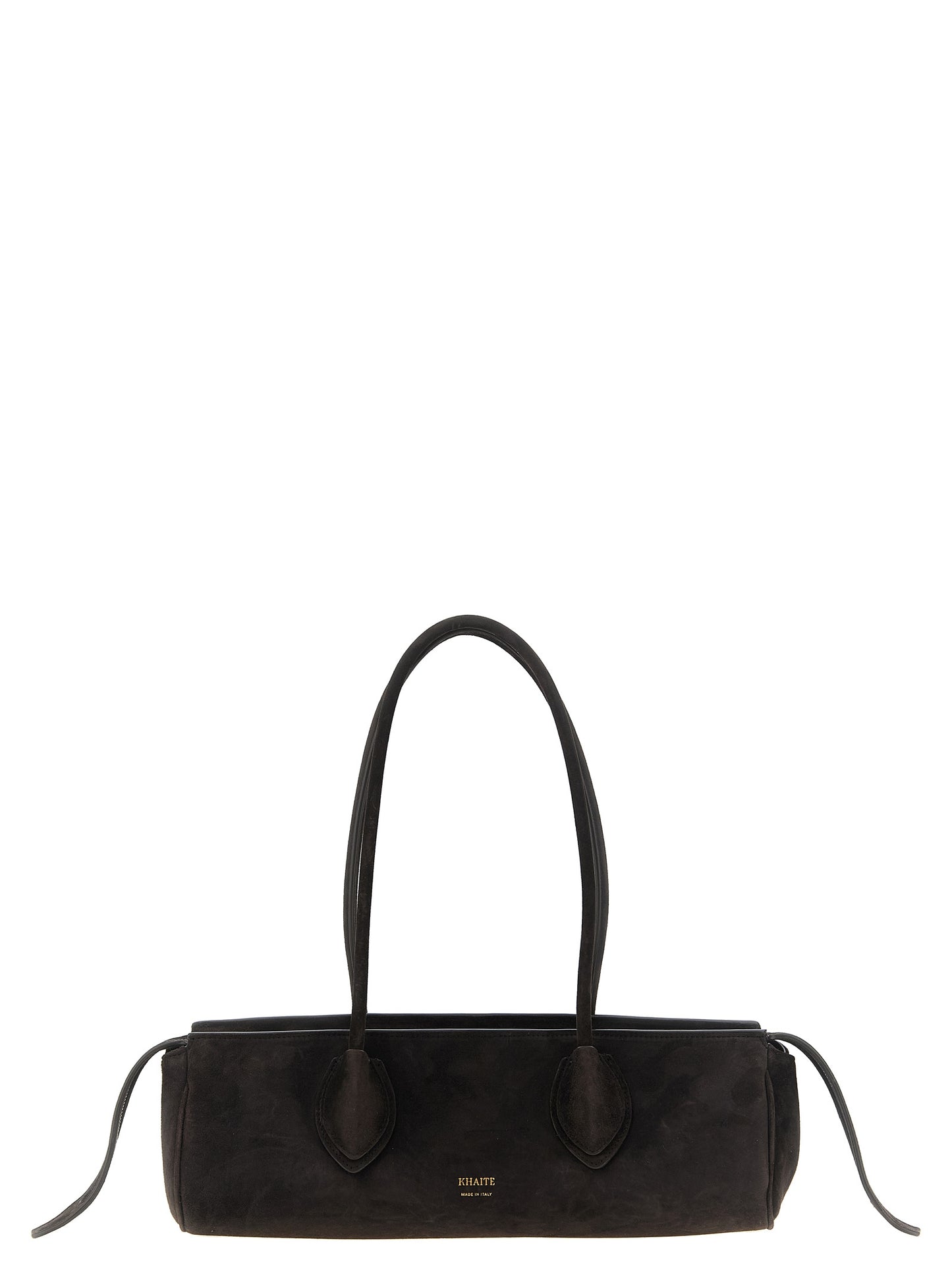 Brown Calfskin Shoulder Bag