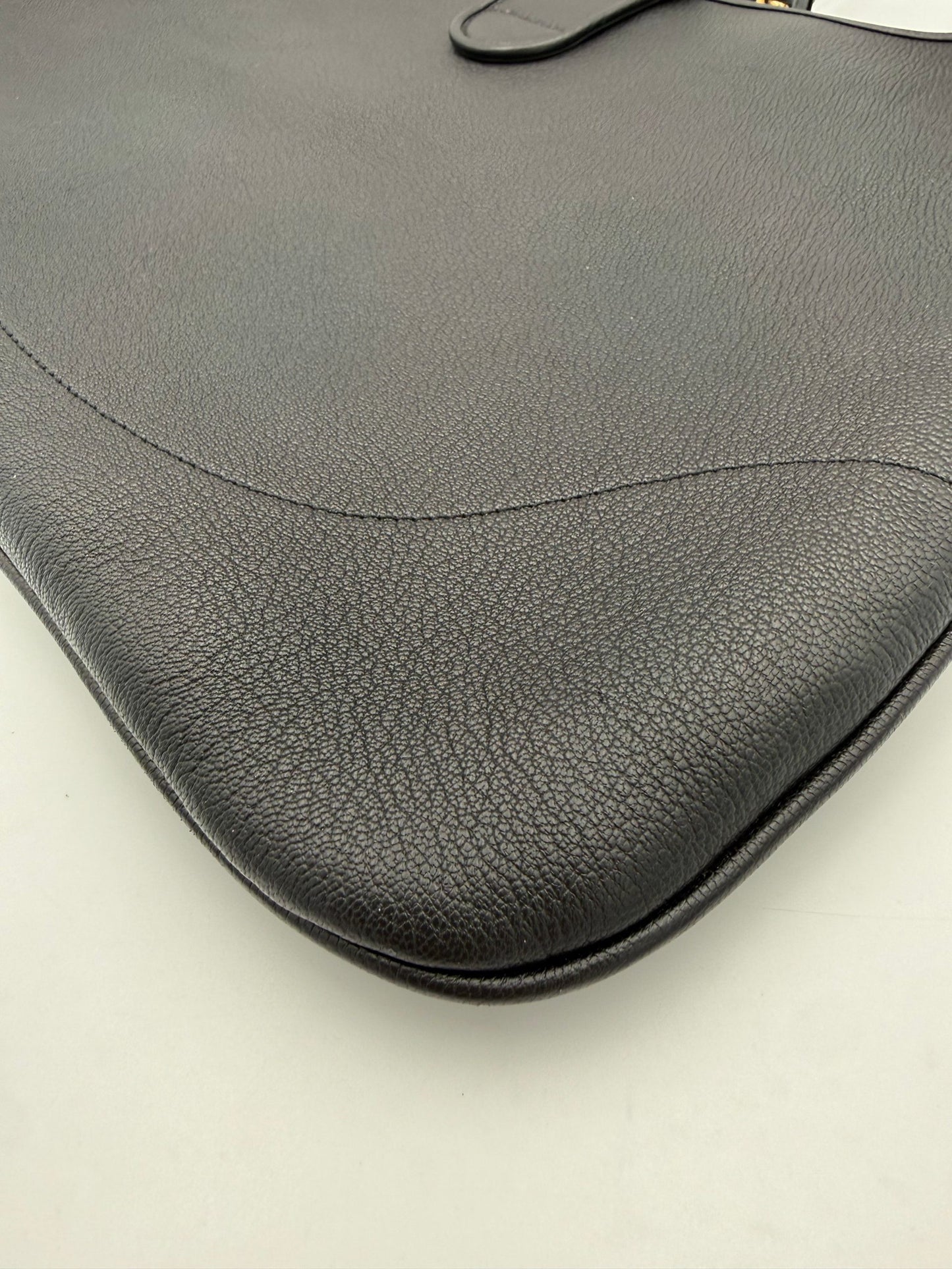Bicolor Leather Handbag