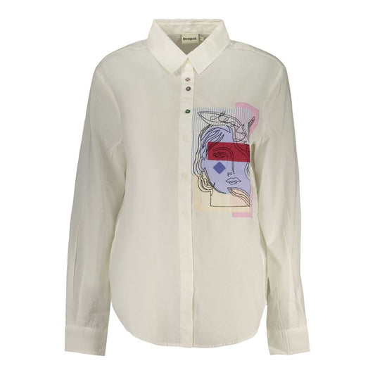 Bianco Cotton Women's Shirt