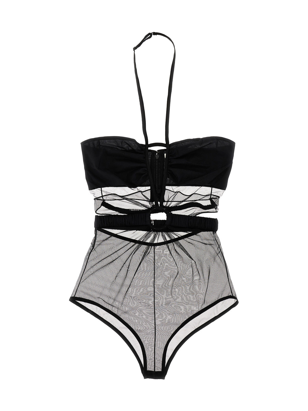 Black Polyamide Bodysuit