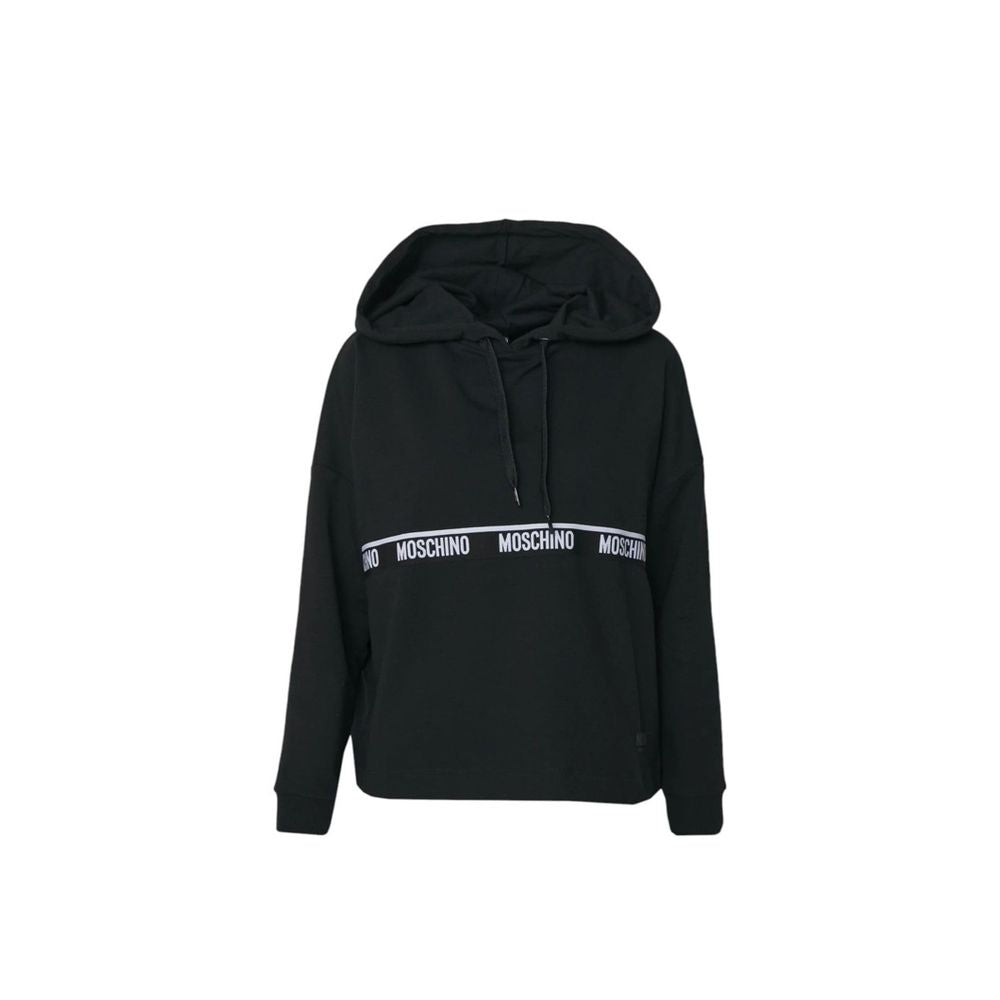 Black Cotton Sweatshirt