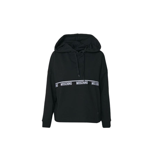 Black Cotton Sweatshirt