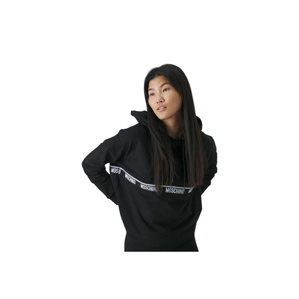 Black Cotton Sweatshirt