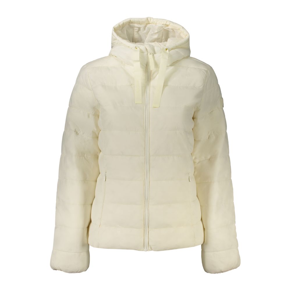 White Nylon Women's Jacket