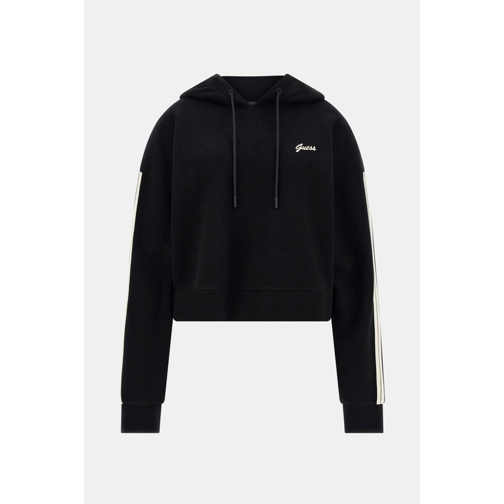 Black Polyester Sweatshirt