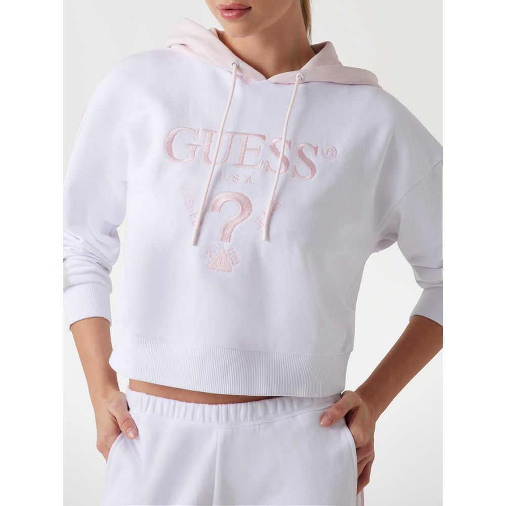 White Cotton Sweatshirt