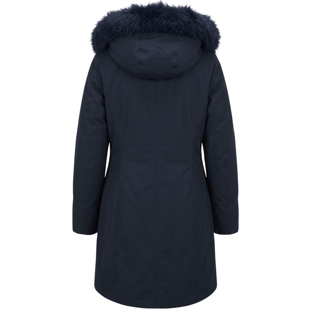 Blue Nylon Women Jacket