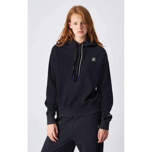 Black Cotton Sweatshirt
