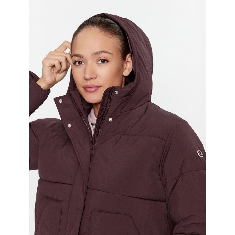 Brown Polyamide Parka