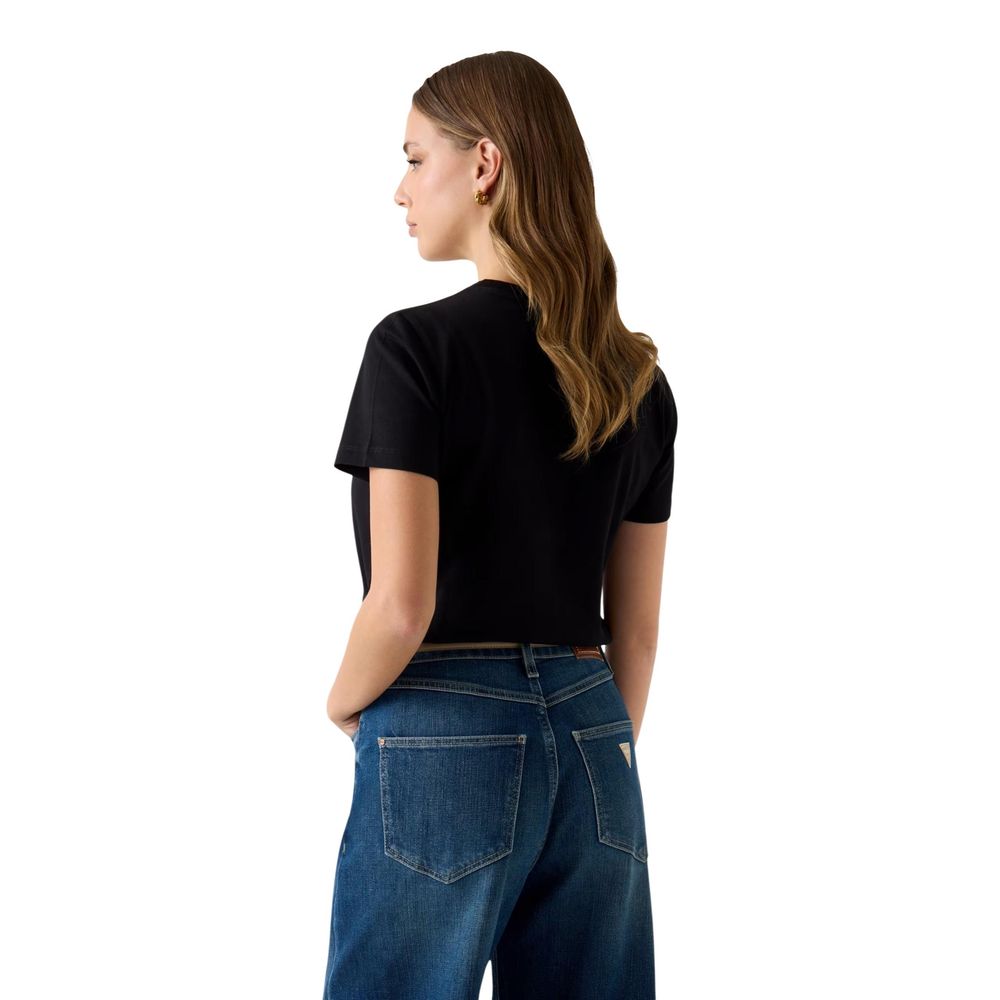 Black Cotton T-Shirt