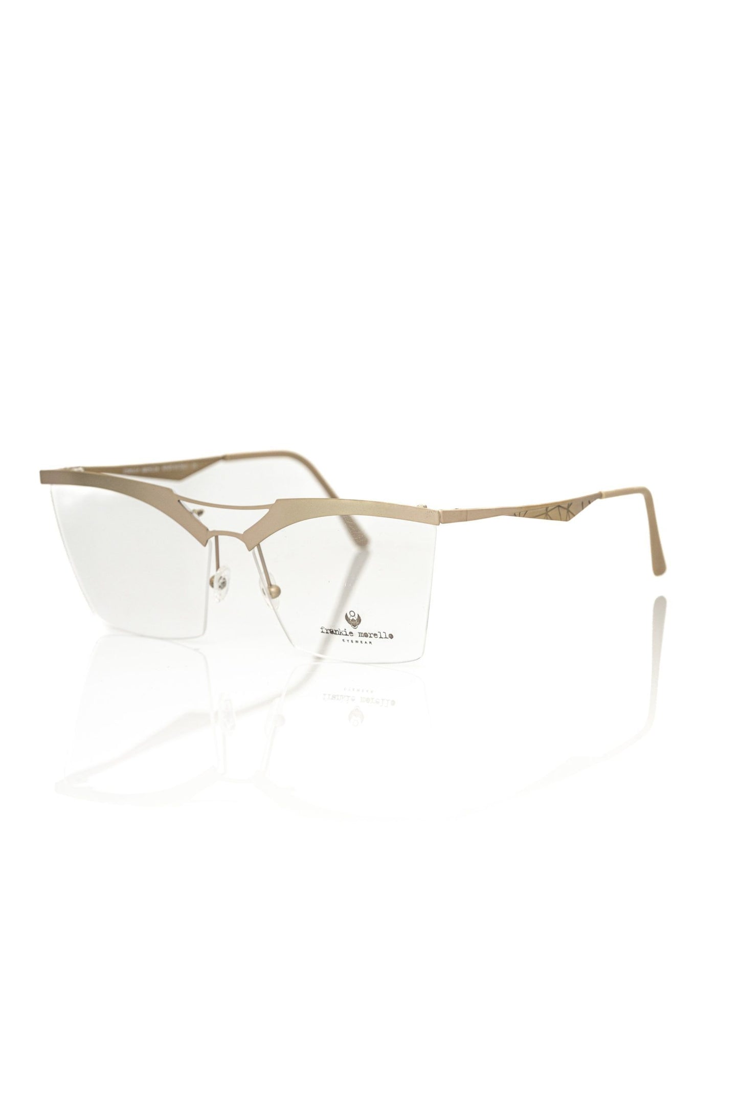 Brown Metallic Women's Eyeglass Frame