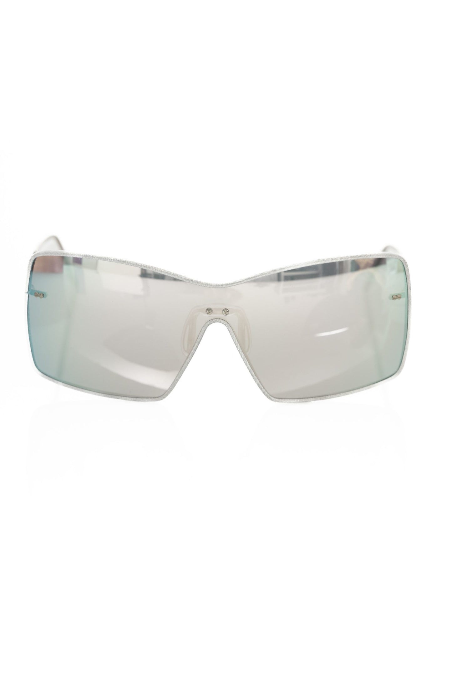 Silver Metallic Fiber Women Sunglasses