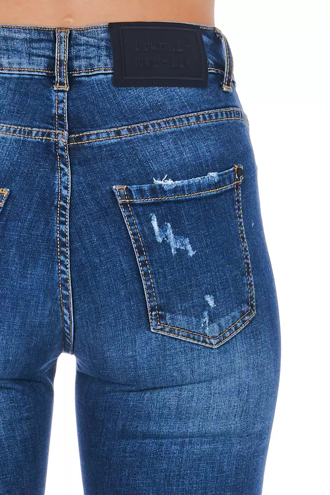 Blue Other Fibres Women Jeans