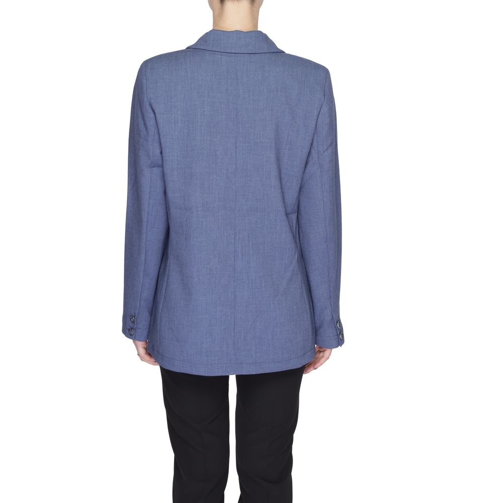 Blue Polyester Blazer