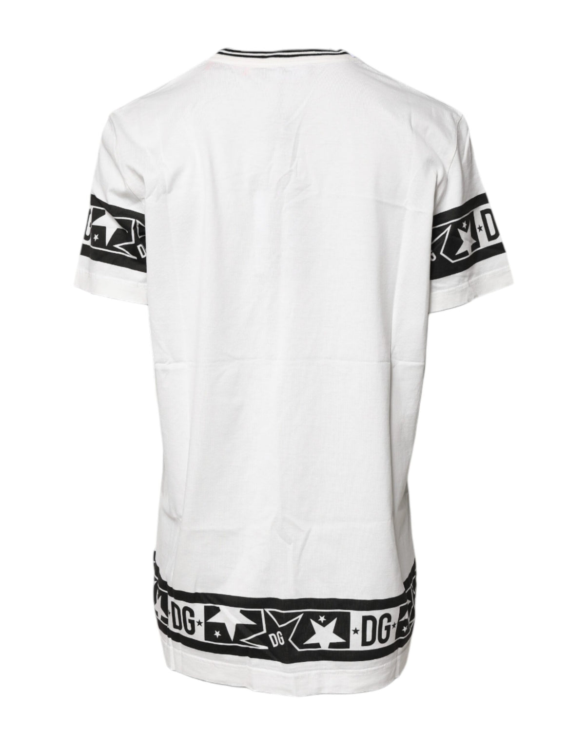 White #DGMillennials Cotton Crewneck T-shirt