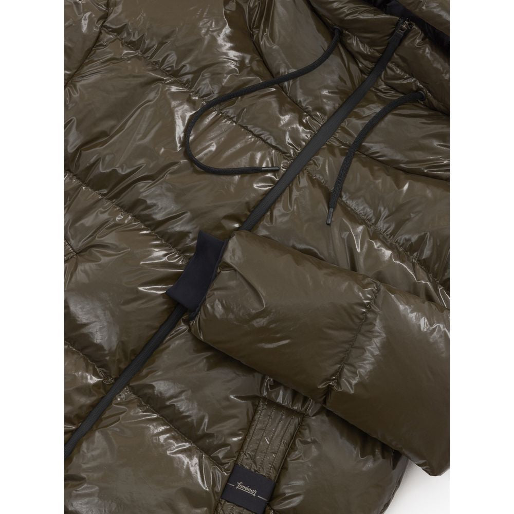 Green Polyamide Parka