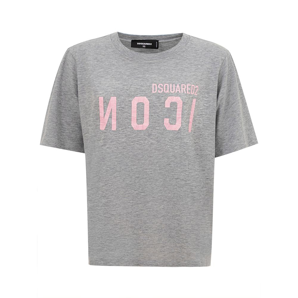 Gray Cotton T-Shirt