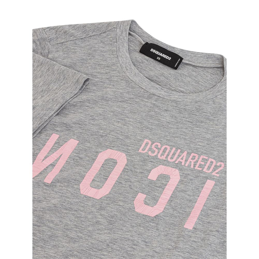 Gray Cotton T-Shirt
