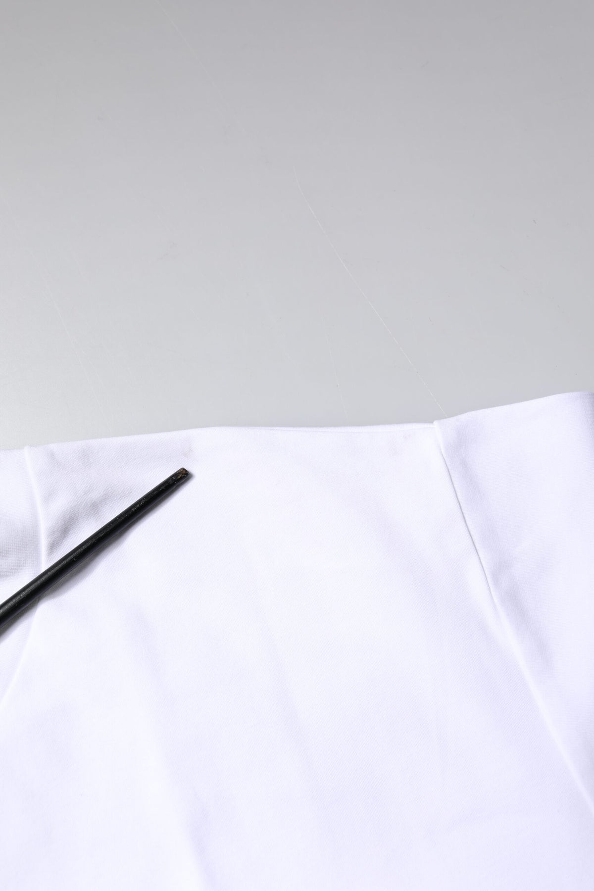 White Bellissima Cotton Crew Neck T-shirt