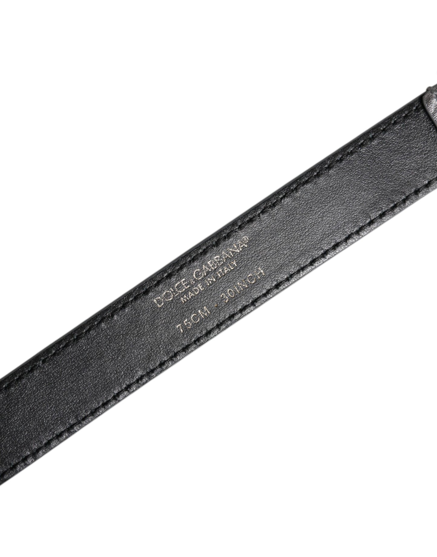 Silver Logo Engraved Metal Waist Buckle Belt