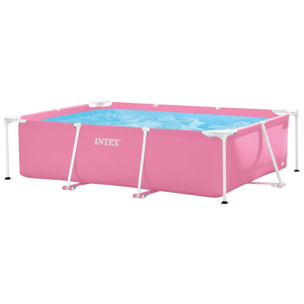 Intex Small Frame Pool – Aftagelig, Lille Model i Pink 220 x 60 x 150 cm