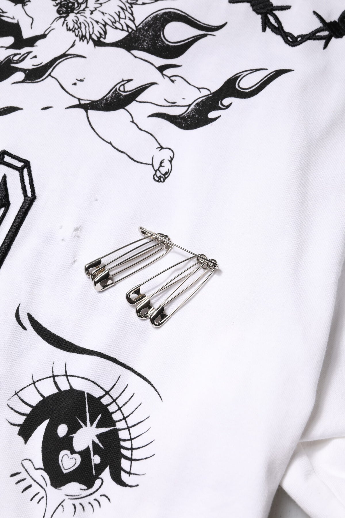 White Cotton DG BLESSED Printed T-shirt