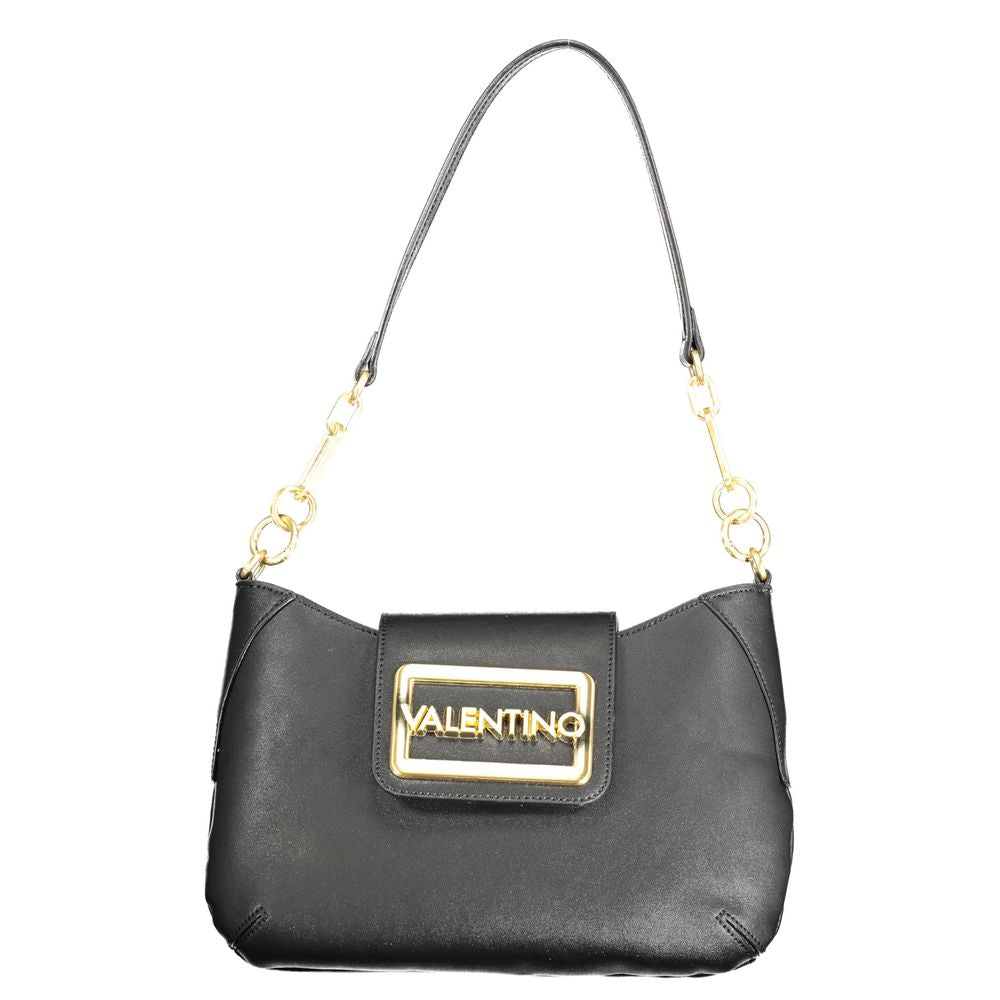 Black Polyurethane Women's Bag