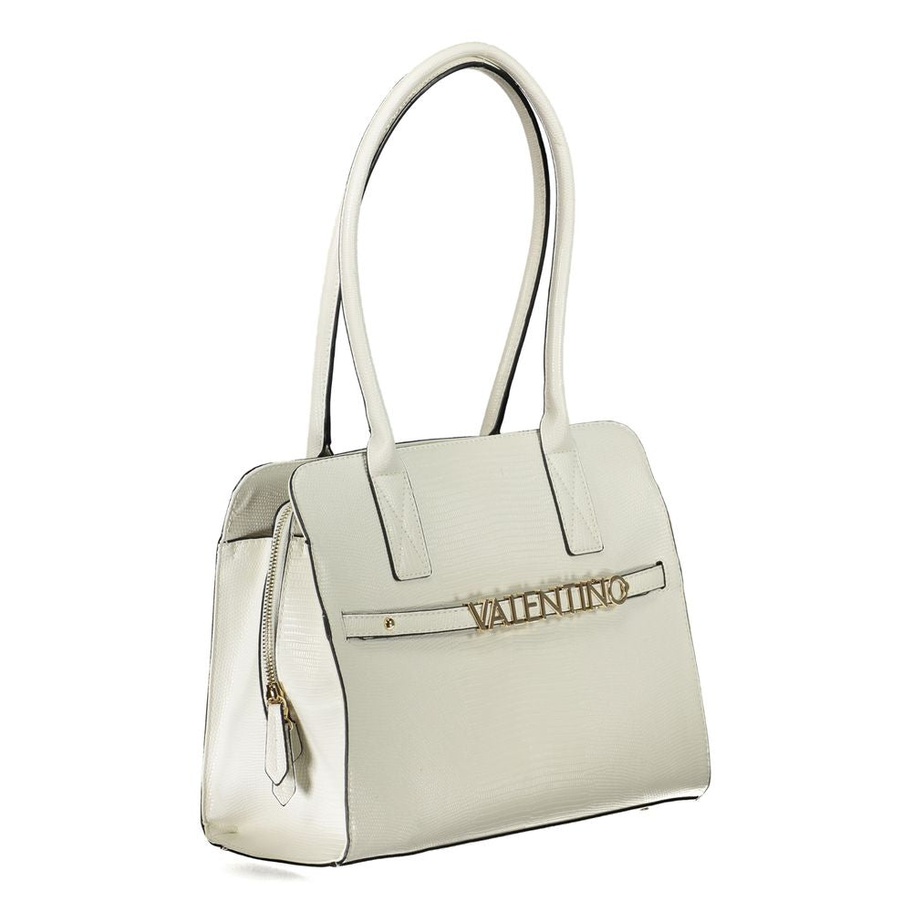 White Polyurethane Womens Bag